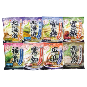 全国こだわり素材ラーメン8食セット【rm233100p05】