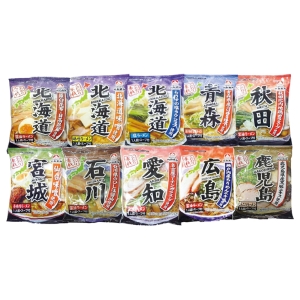 全国こだわり素材ラーメン10食セット【rm233100p06】