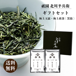 【黒箱】ギフトセット「極上玉露・極上煎茶」【rm22ha1010】