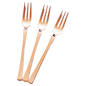 PINK GOLD フルーツケーキフォーク3本セット【rm222035e02】