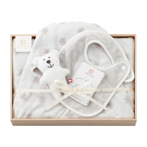 今治謹製 First towel（ファーストタオル） ガーゼパイルギフトセット グレー【rm23088fca091】