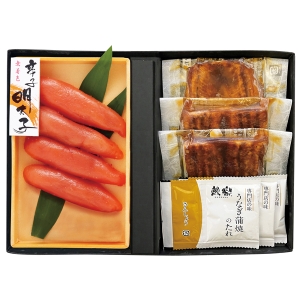 【メーカー直送】うなぎ蒲焼と辛子明太子詰合せ MA-15【rm26017fcd014】