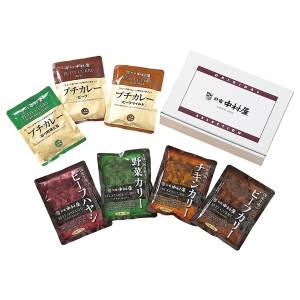 新宿中村屋 国産カリー・国産ハヤシ・プチカレー・プチハヤシセット N-4KC3PC【rm26060fcd023】