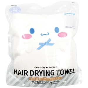 サンリオキャラクターズ 吸水速乾ヘアドライタオル シナモロール TOH1【rm26107fcd040】