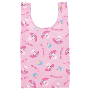 サンリオキャラクターズ ソリッド ポーチ付きエコバッグ マイメロディ 3825013100【rm26107fcd088】