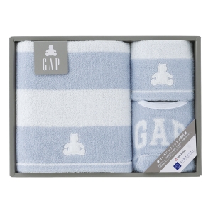 ベビー GAP ボーダーベア ブルー 54-5039300【rm26109fcd115】