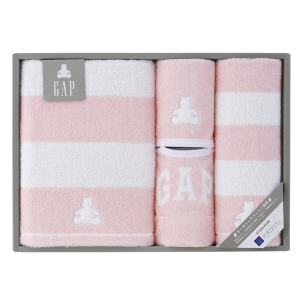 ベビー GAP ボーダーベア ピンク 54-5039350【rm26109fcd140】
