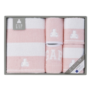 ベビー GAP ボーダーベア ピンク 54-5039400【rm26109fcd164】