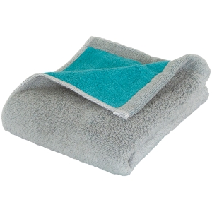 DAILY PRAIRIE リバーシブルフェイスタオル グレー/ターコイズ COREV-F-TQ【rm26121fcd012】