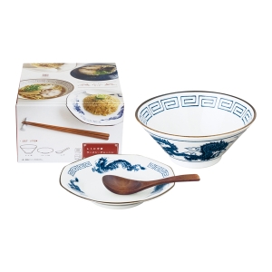 レトロ中華 ラーメンチャーハン 青 04950【rm26148fcd017】