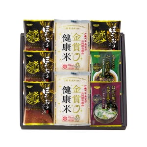 千莉菴 からだにやさしさ＋ 国産フリーズドライ ほうおうスープ 「金賞健康米」セット【rm23y175gc047】