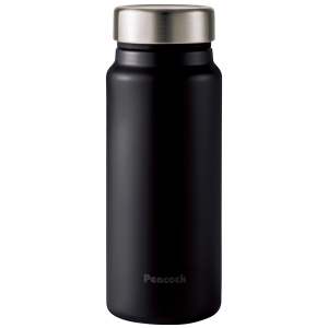 ピーコック スクリューマグボトル400ml マットブラック【rm25b080gc017】