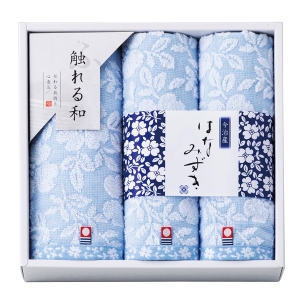 触れる和 はなみずき タオルセット HN-8825【rm26c145gc035】