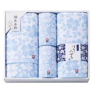 触れる和 はなみずき タオルセット HN-8880【rm26c145gc084】