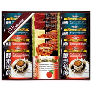 ビクトリアコーヒー コーヒー&紅茶・ドライワッフルセット【rm223158c09】
