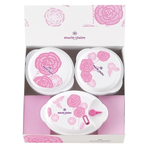 マリ・クレール 電子レンジ容器3点セット MC-667【rm268078c09】