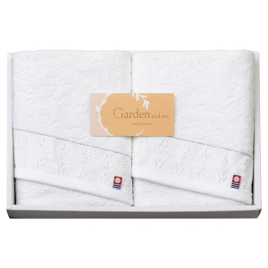 ガーデンアンドミー フェイスタオル2枚セット G-50200【rm268085c03】