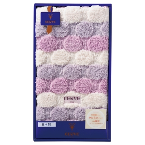 チェルベ 大判バスマット1枚パープル 095834PU【rm268105c09】