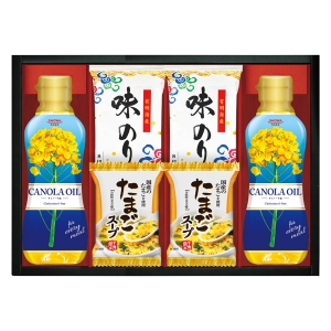 キャノーラ油&のり・たまごスープ詰合せ SOC-30【rm268149c09】