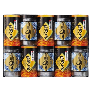 有明のり・永谷園松茸風味お吸い物詰合せ ZFA-50【rm268163c01】