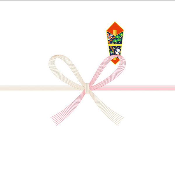 水引き蝶結び正方形